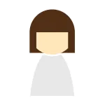 Female General White SVG Icon
